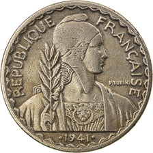 Moneda, INDOCHINA FRANCESA, 20 Cents, 1941, San Francisco, USA, EBC, Cobre -