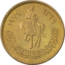 Moneta, Libia, 5 Dirham, 1979, SPL, Acciaio ricoperto in ottone, KM:19