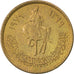 Coin, Libya, 5 Dirham, 1979, MS(63), Brass Clad Steel, KM:19
