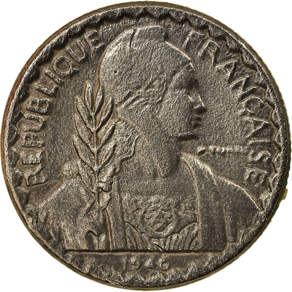 Moeda, INDOCHINA FRANCESA, 10 Cents, 1940, Paris, AU(55-58), Níquel, KM:21.1