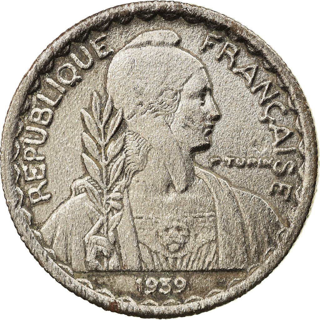 Moneta, INDOCINA FRANCESE, 10 Cents, 1939, Paris, SPL-, Nichel, KM:21.1