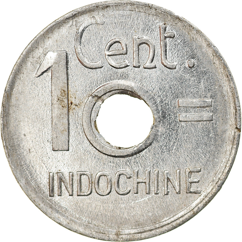 Coin, FRENCH INDO-CHINA, Cent, 1943, Hanoï, MS(60-62), Aluminum, KM:26
