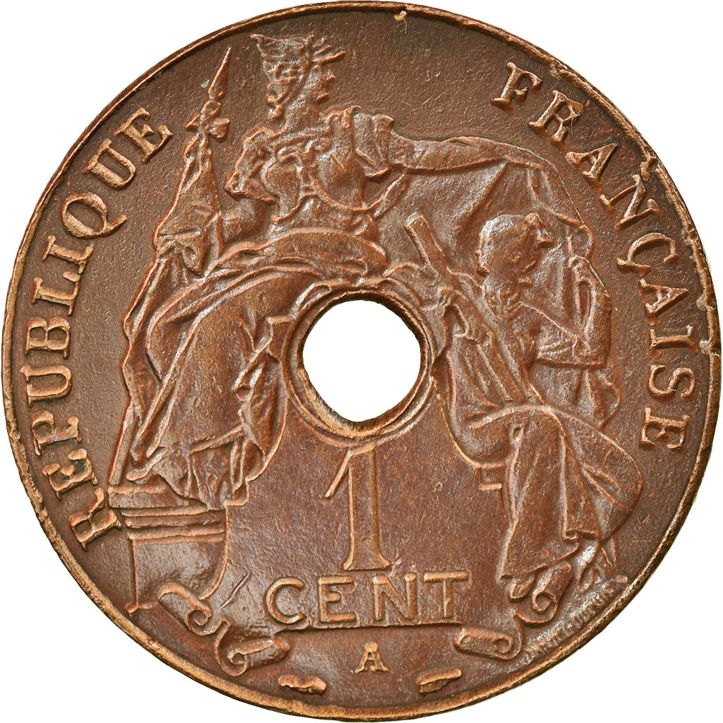 Coin, FRENCH INDO-CHINA, Cent, 1939, Paris, MS(60-62), Bronze, KM:12.1