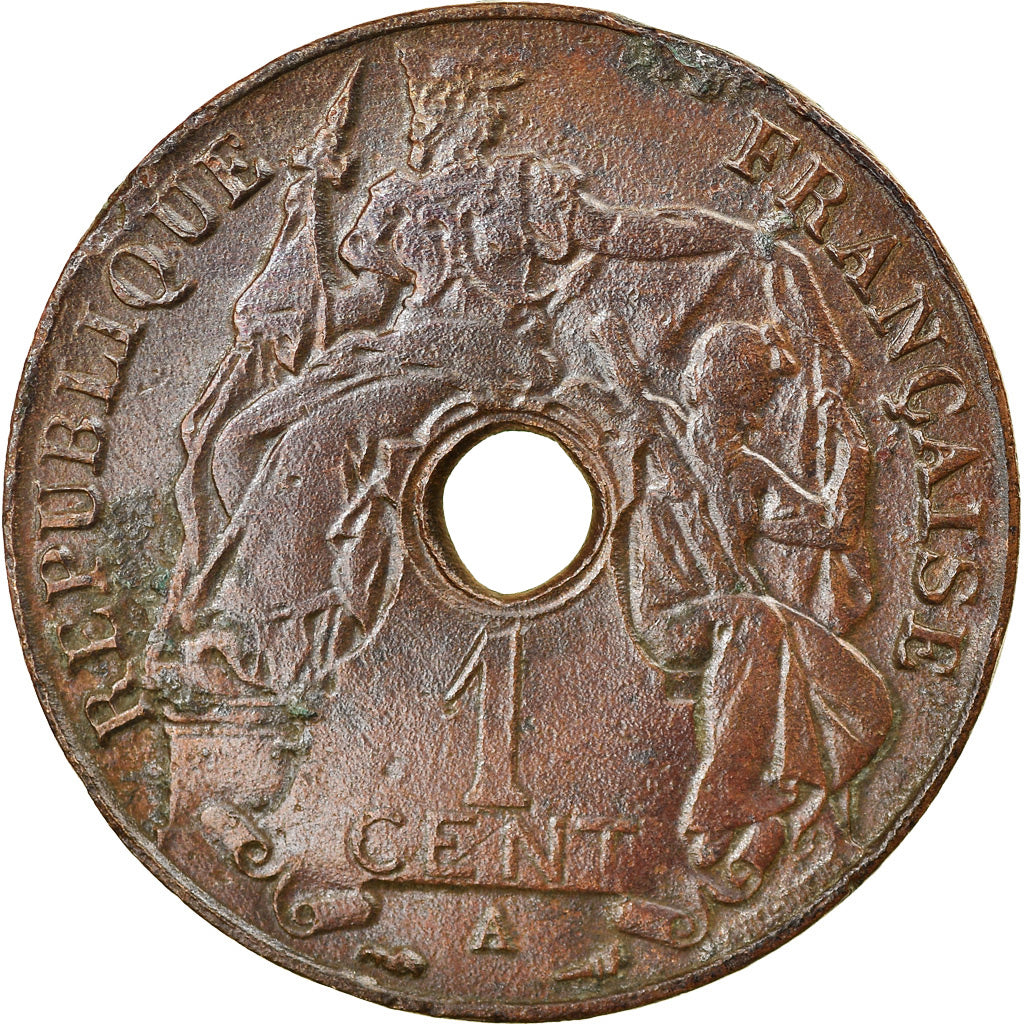 Coin, FRENCH INDO-CHINA, Cent, 1931, Paris, AU(50-53), Bronze, KM:12.1