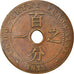Coin, FRENCH INDO-CHINA, Cent, 1923, Poissy, EF(40-45), Brass, KM:12.1