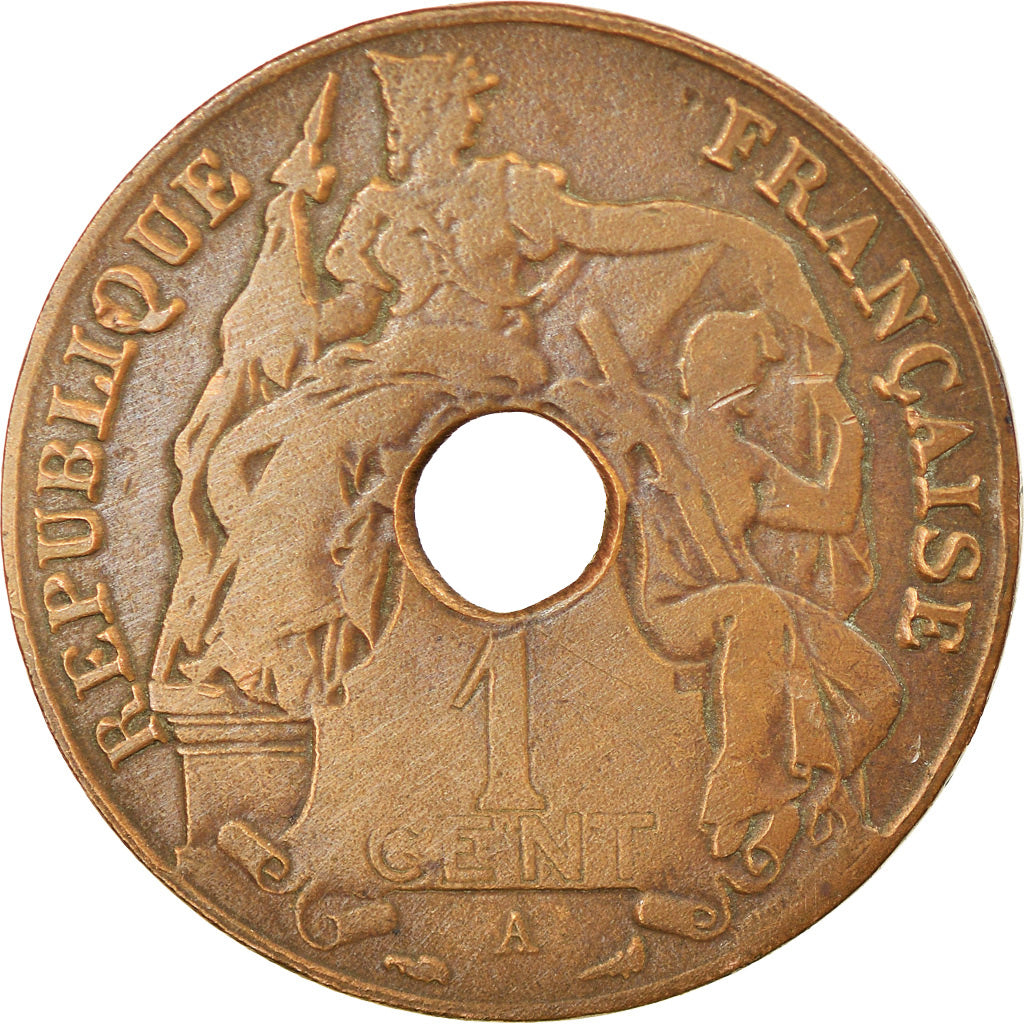 Münze, FRENCH INDO-CHINA, Cent, 1926, Paris, SS, Bronze, KM:12.1, Lecompte:93