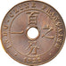 Coin, French Indochina, Cent, 1922, Poissy, MS(60-62), Brass, Lecompte:86