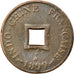 Coin, FRENCH INDO-CHINA, 2 Sapeque, 1899, Paris, VF(30-35), Bronze, KM:6