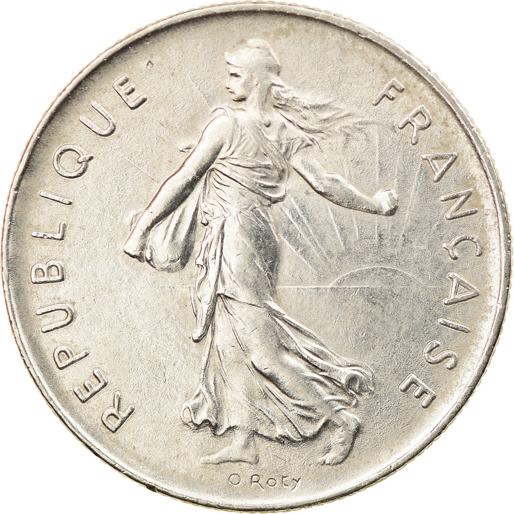 Coin, France, Semeuse, 5 Francs, 1976, Paris, AU(50-53), Nickel Clad