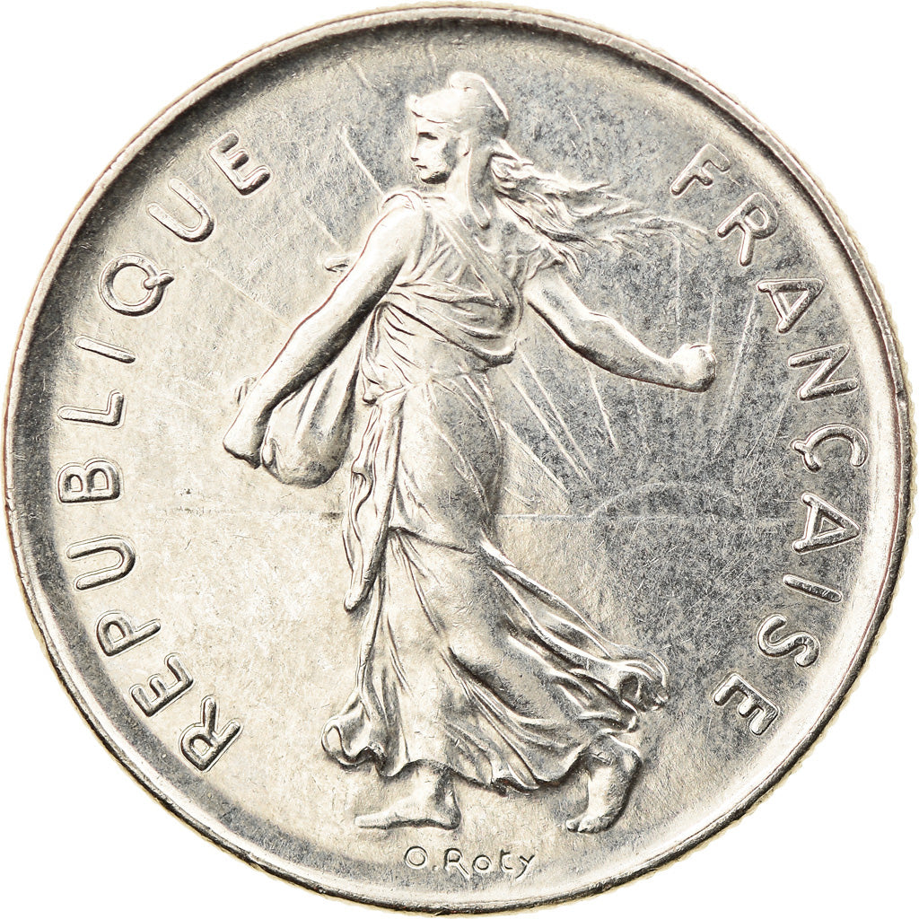 Coin, France, Semeuse, 5 Francs, 1990, Paris, MS(60-62), Nickel Clad