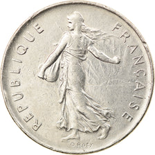 Coin, France, Semeuse, 5 Francs, 1976, Paris, AU(55-58), Nickel Clad