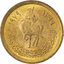 Libia, Dirham, 1979, SPL, Acciaio ricoperto in ottone, KM:18