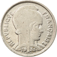 Coin, France, Bazor, 5 Francs, 1933, Paris, AU(55-58), Nickel, KM:887