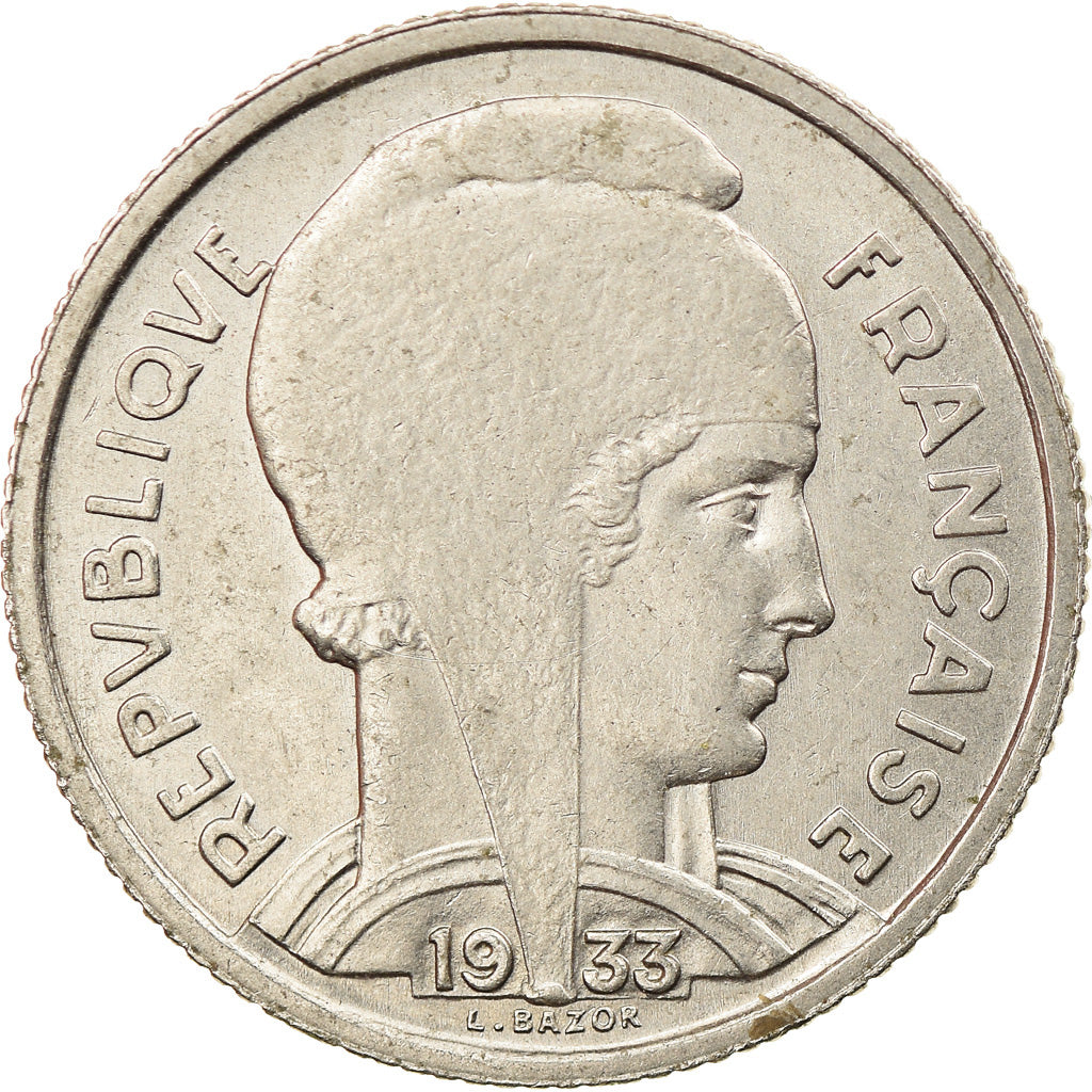 Moneta, Francia, Bazor, 5 Francs, 1933, Paris, SPL-, Nichel, KM:887, Gadoury:753