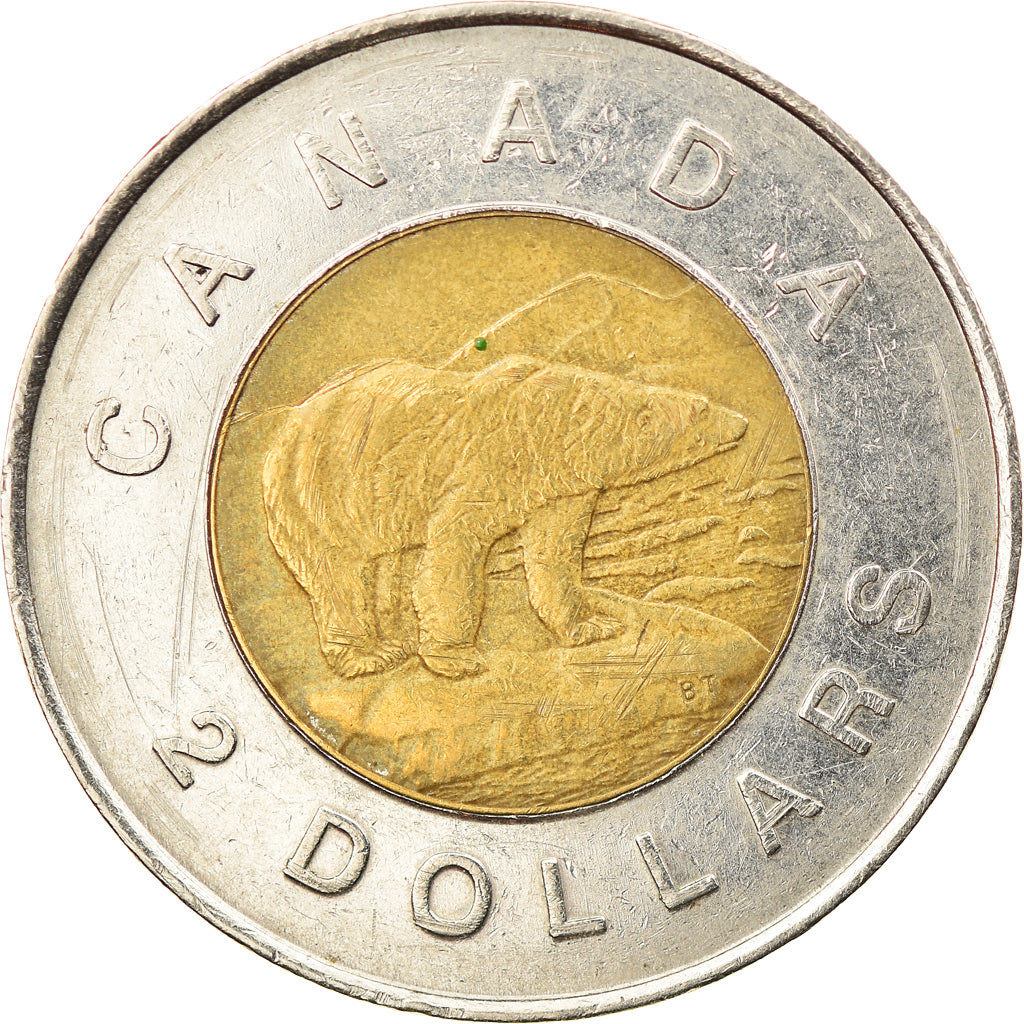 Moneta, Canada, 2 Dollars, 1996, Ottawa, EF(40-45), Bimetaliczny, KM:270