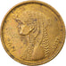 Moneta, Egitto, 50 Piastres, 2007, BB, Acciaio placcato ottone, KM:942.2