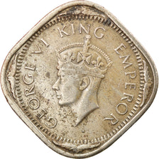 Monnaie, INDIA-BRITISH, George VI, 2 Annas, 1941, TTB, Copper-nickel, KM:541