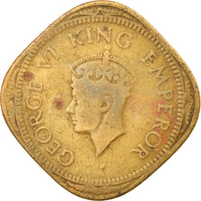 Moneta, INDIE BRYTYJSKIE, George VI, 2 Annas, 1945, VF(30-35), Mosiądz niklowy
