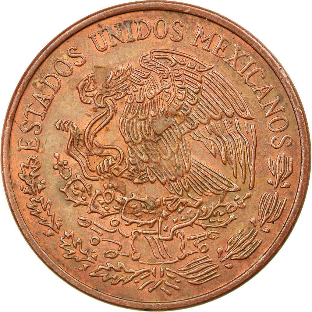 Moneda, México, 20 Centavos, 1974, Mexico City, MBC+, Bronce, KM:441