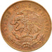 Coin, Mexico, 5 Centavos, 1956, Mexico City, AU(50-53), Brass, KM:426