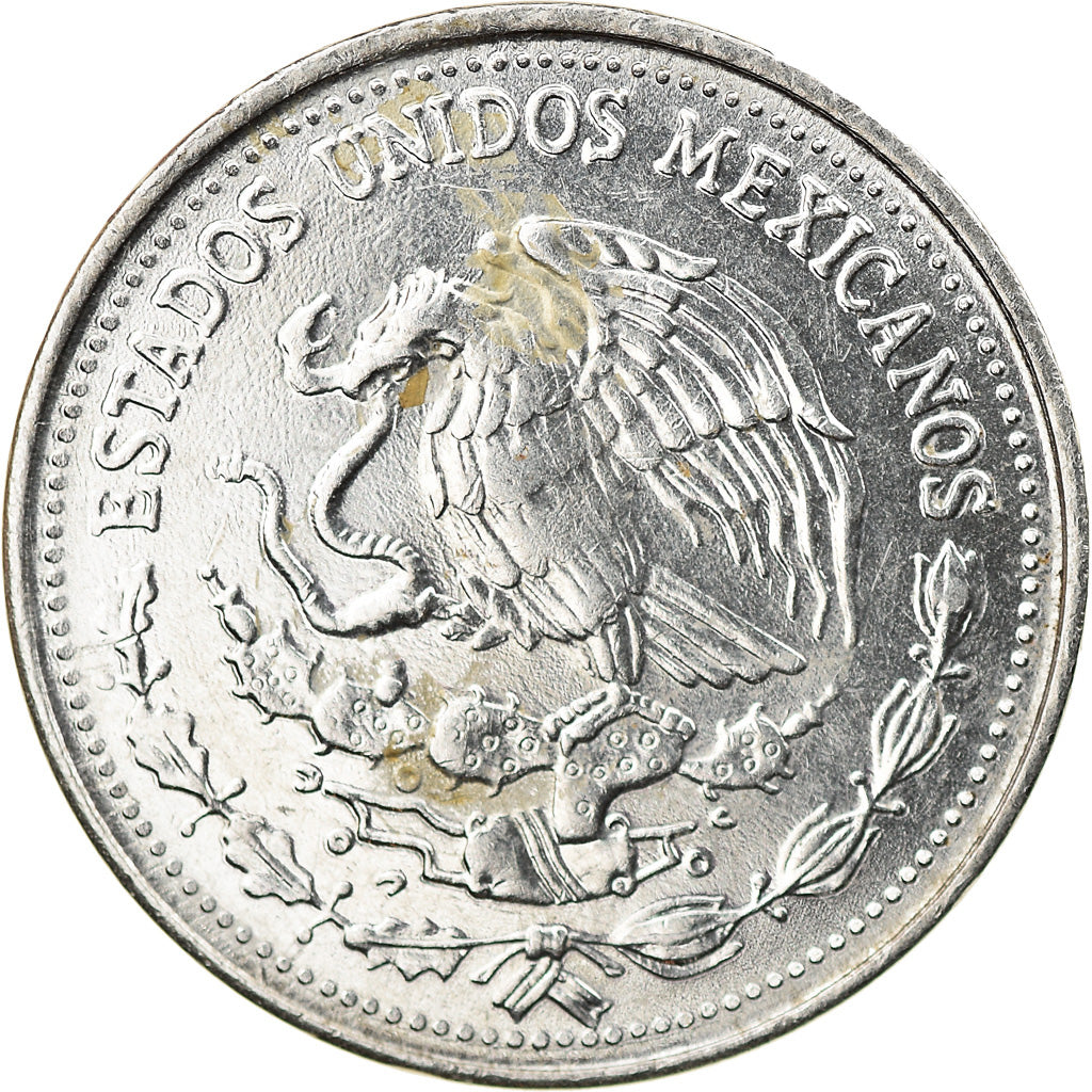 Munten, Mexico, 50 Centavos, 1983, Mexico City, ZF+, Stainless Steel, KM:492