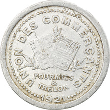 Monnaie, France, Union des commerçants, Fourmies et Trélon, 10 Centimes, 1921