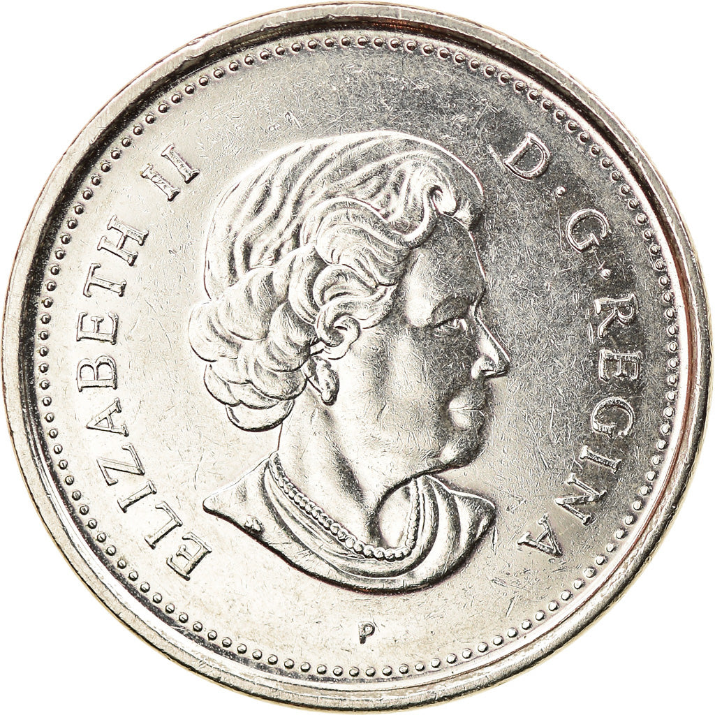 Moneta, Canada, Elizabeth II, 5 Cents, 2004, Royal Canadian Mint, AU(55-58)