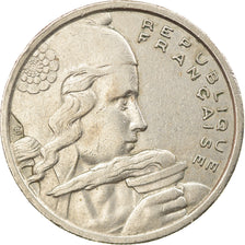 Moneta, Francia, Cochet, 100 Francs, 1956, Beaumont - Le Roger, BB, Rame-nichel