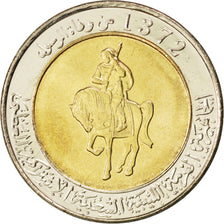 Monnaie, Libya, 1/2 Dinar, 2004, SPL, Bi-Metallic, KM:27