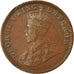 Moneta, INDIE BRYTYJSKIE, George V, 1/4 Anna, 1917, EF(40-45), Bronze, KM:512