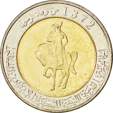 Münze, Libya, 1/2 Dinar, 2004, UNZ, Bi-Metallic, KM:27