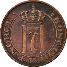 Coin, Norway, Haakon VII, 5 Öre, 1911, Kongsberg, EF(40-45), Bronze, KM:368