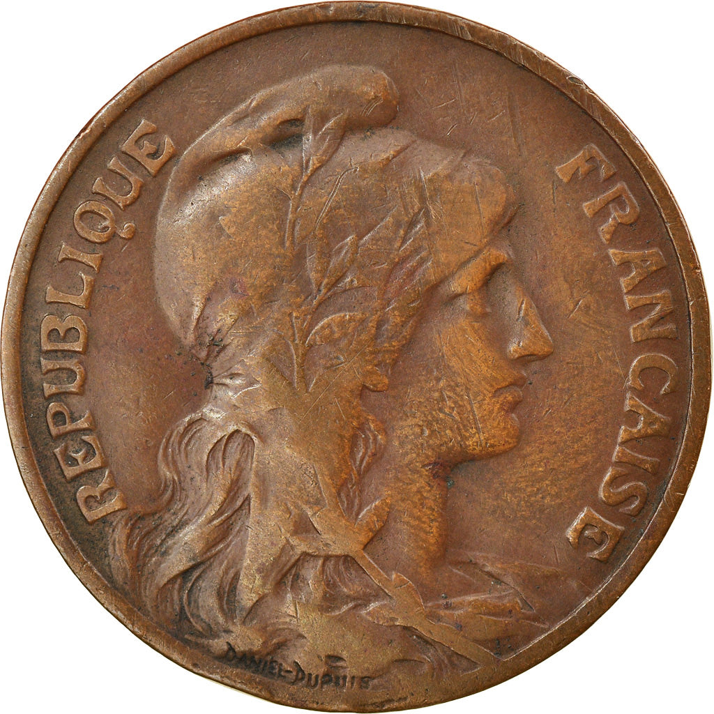 Coin, France, Dupuis, 10 Centimes, 1914, Paris, EF(40-45), Bronze, KM:843
