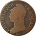 Moneta, Francia, Dupré, 5 Centimes, 1799, Paris, B+, Bronzo, KM:640.1