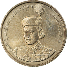 Coin, Thailand, Rama IX, 2 Baht, 1991, AU(55-58), Copper-Nickel Clad Copper