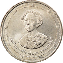 Coin, Thailand, Rama IX, 2 Baht, 1990, AU(55-58), Copper-Nickel Clad Copper