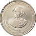 Coin, Thailand, Rama IX, 2 Baht, 1990, AU(55-58), Copper-Nickel Clad Copper