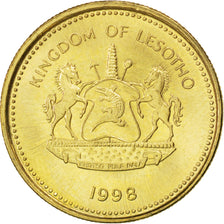 LESOTHO, 50 Licente, Lisente, 1998, KM #65, MS(63), Brass Plated Steel, 20, 3.33
