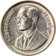 Coin, Thailand, Rama IX, 2 Baht, 1986, AU(55-58), Copper-Nickel Clad Copper