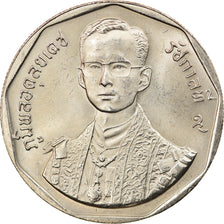 Coin, Thailand, Rama IX, 5 Baht, 1988, AU(55-58), Copper-Nickel Clad Copper