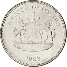 LESOTHO, 2 Maloti, 1998, KM #58, MS(63), Nickel Plated Steel, 22, 4.53