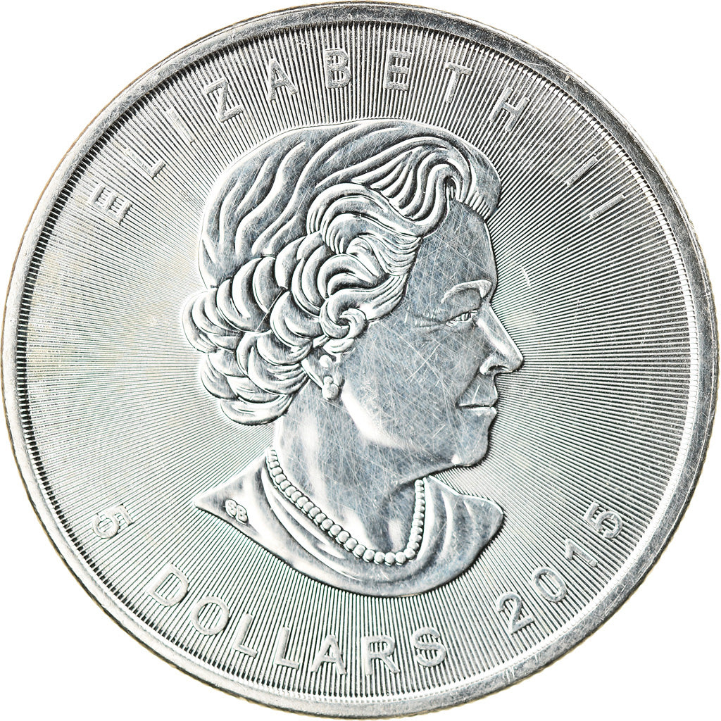 Münze, Kanada, Elizabeth II, Dollar, 2015, Ottawa, VZ, Silber