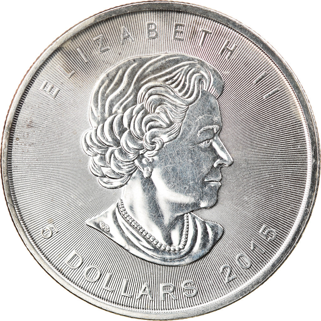 Coin, Canada, Elizabeth II, Dollar, 2015, Ottawa, AU(55-58), Silver
