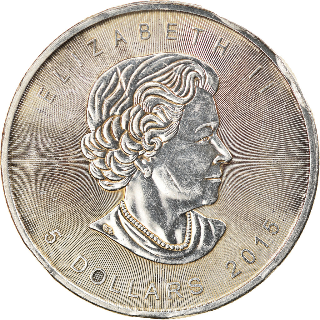 Coin, Canada, Elizabeth II, Dollar, 2015, Ottawa, EF(40-45), Silver