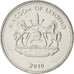 LESOTHO, 5 Maloti, 2010, KM #59, MS(63), Nickel Plated Steel, 25, 6.37