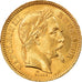 Coin, France, Napoleon III, 20 Francs, 1866, Paris, AU(50-53), Gold, KM:801.1