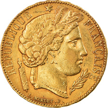 Moneda, Francia, Cérès, 20 Francs, 1851, Paris, MBC, Oro, KM:762, Gadoury:1059