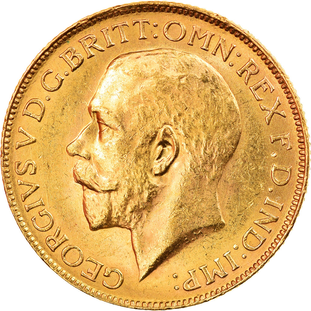 Coin, South Africa, George V, Sovereign, 1925, Pretoria, AU(55-58), Gold, KM:21