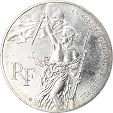 Coin, France, Liberté guidant le peuple, 100 Francs, 1993, AU(55-58), Silver