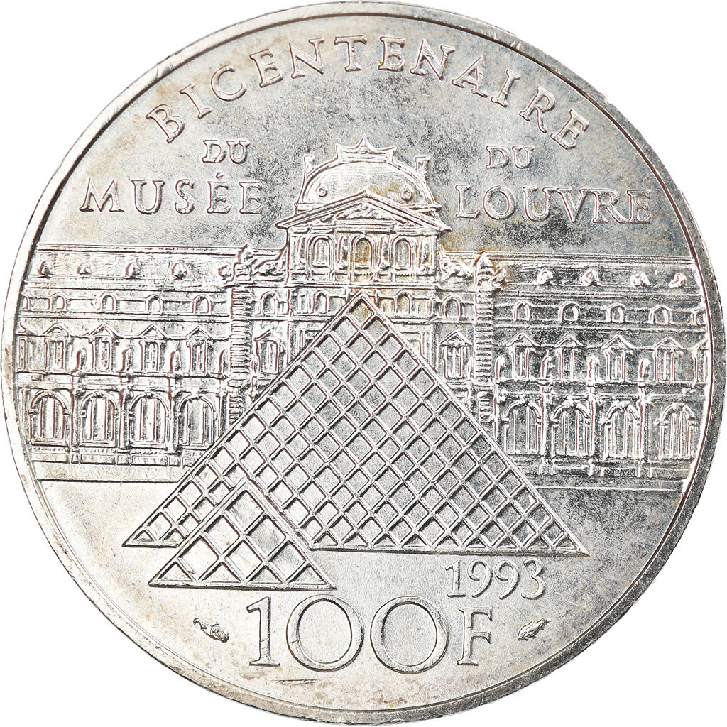 Coin, France, Liberté guidant le peuple, 100 Francs, 1993, AU(55-58), Silver